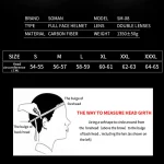 Carbon Fiber Casco De Moto for Women Safety High Quality Colorful Visor with Inner Anti-UV Lens Full Face Outside Racing - Image 6