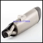 Inlet 51mm Universal Motorcycle Exhaust Muffler Escape Moto Large Dsplacement for S1000RR F750GS F850GS R1200GS ZX-10R TMAX530 - Image 3
